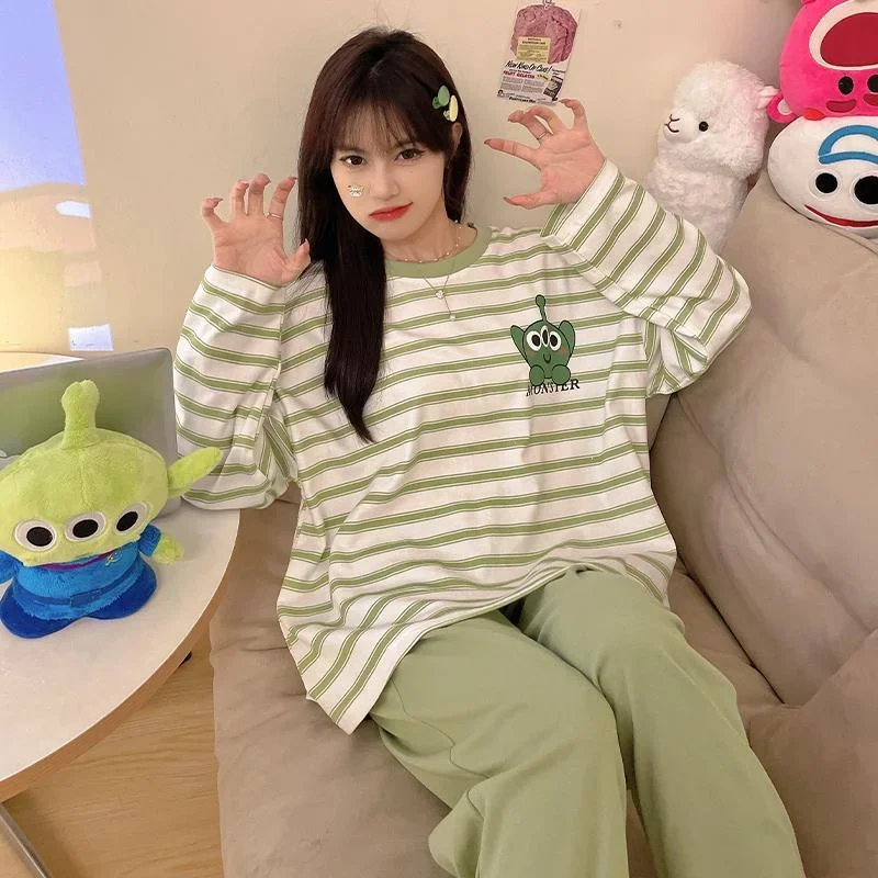 Neues Disney Frühlings-Casual-Bequemes Pyjama-Set Three-Eyed Monster Homewear Disney Homewear Three-Eyed Monster Casual Pyjamas