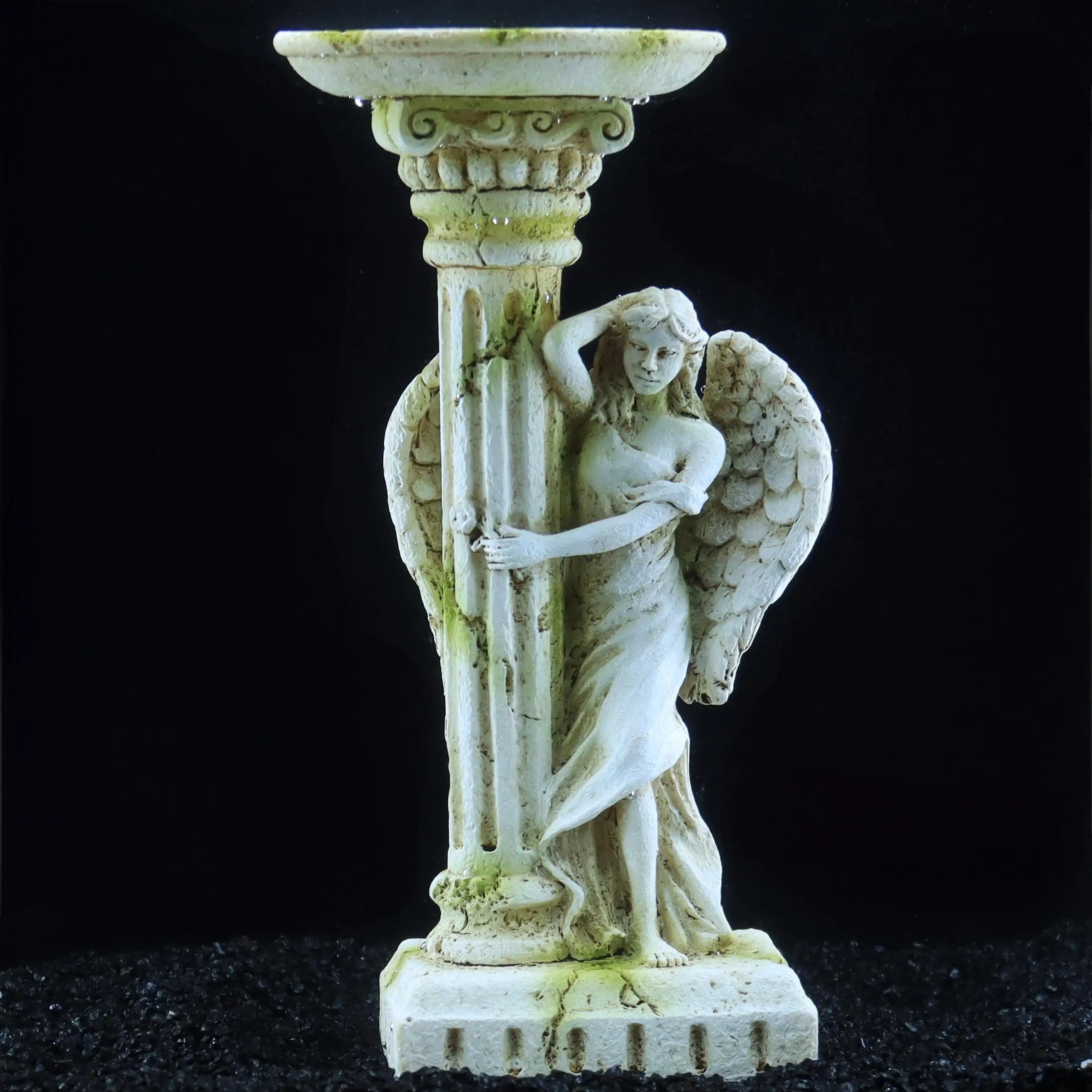Römischer Engel, Vintage Romantische Harzdekoration, Aquariumdekoration, Simulierte Kunst Vintage Aquariumdekoration