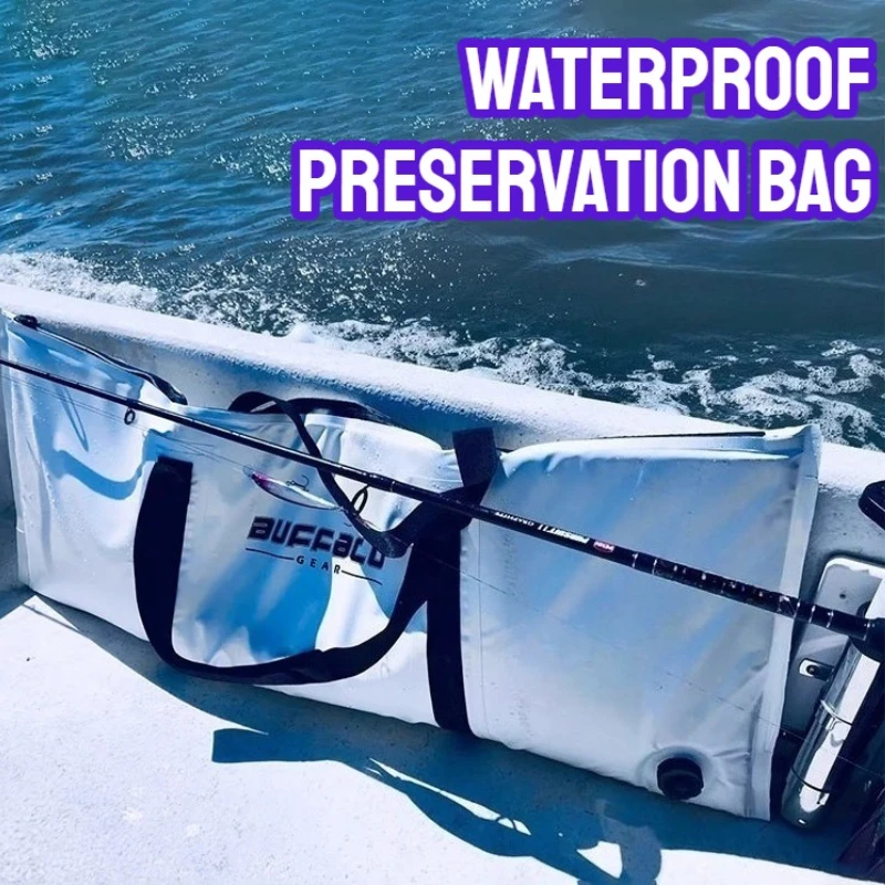 Portable Large Capacity Live Fish Bag Preservation Lightweight Multi-functional Fishing Bags Insulation Bags Tackle Supplies