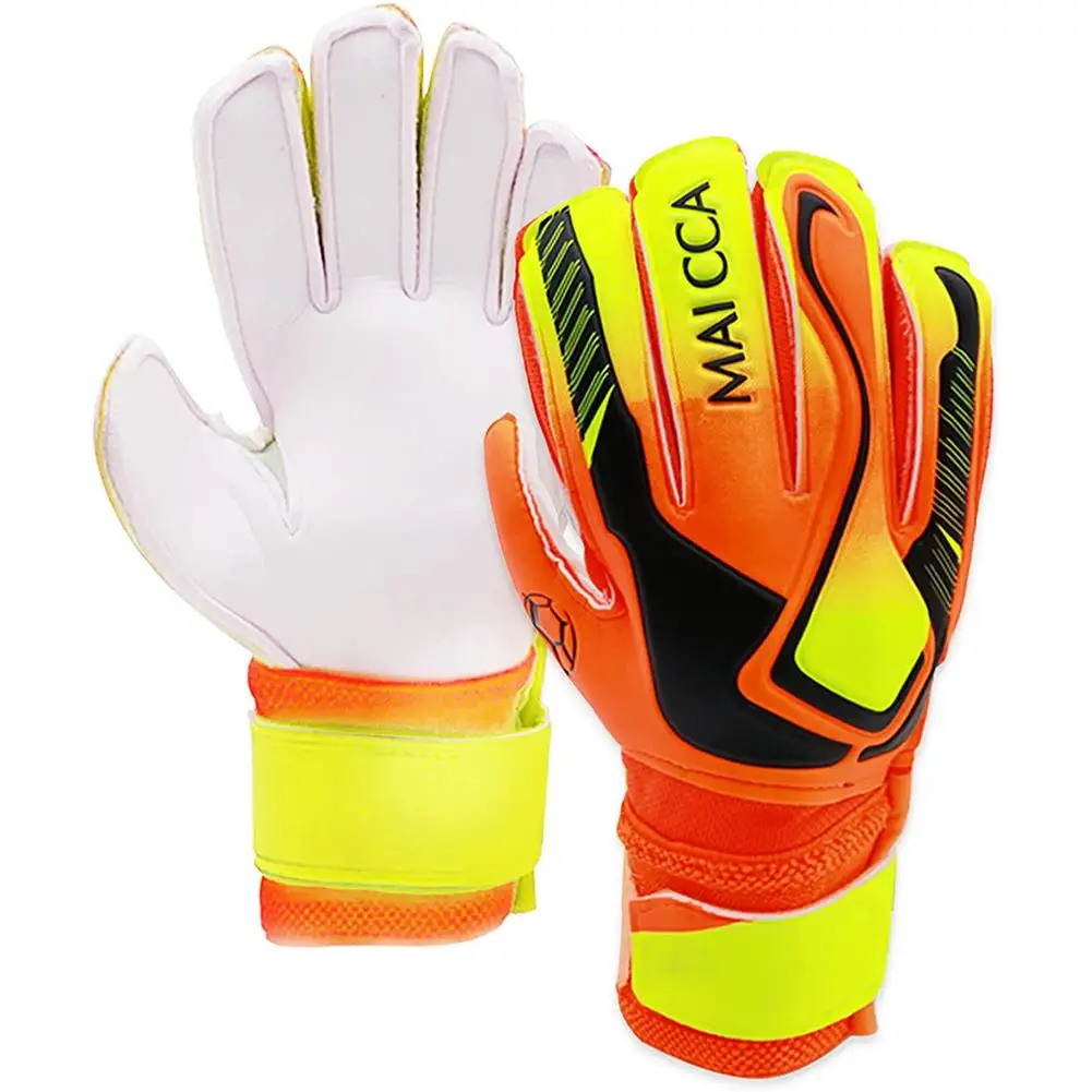 Guantes de portero de fútbol para hombres y niños, protector de manos de fútbol para exteriores, guantes deportivos antideslizantes resistentes al