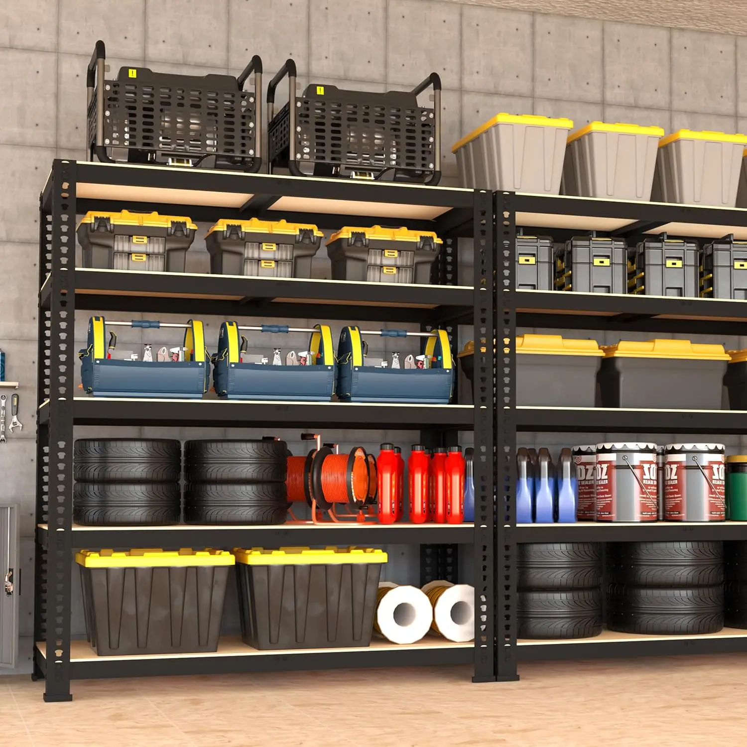 5 Tier Garage Storage Shelves - 40