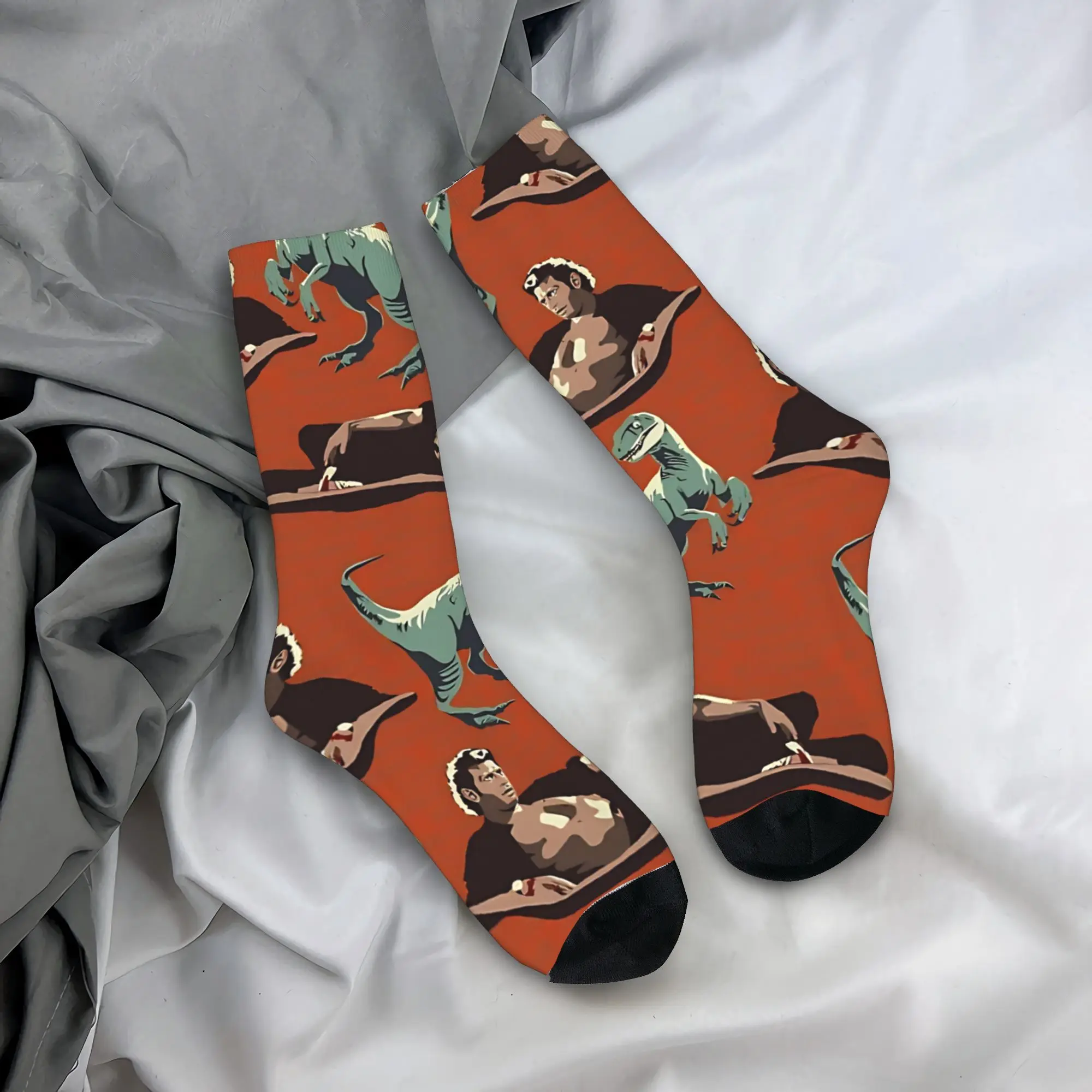 

Носки Jurassic Geniuses, повседневные носки для женщин и мужчин, мягкие дышащие носки для бега, осенние носки с антибактериальным эффектом