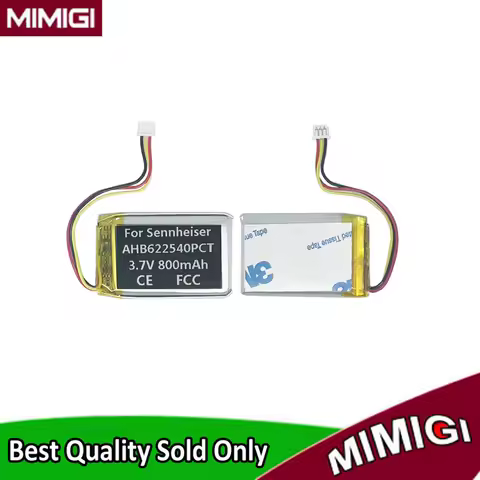 800mAh AHB622540PCT SCBT14 Battery For Sennheiser Momentum 2.0 2 HD4.40BT HD4.50BTNC Urbanite XL HD440 HD450 Headset Headphone