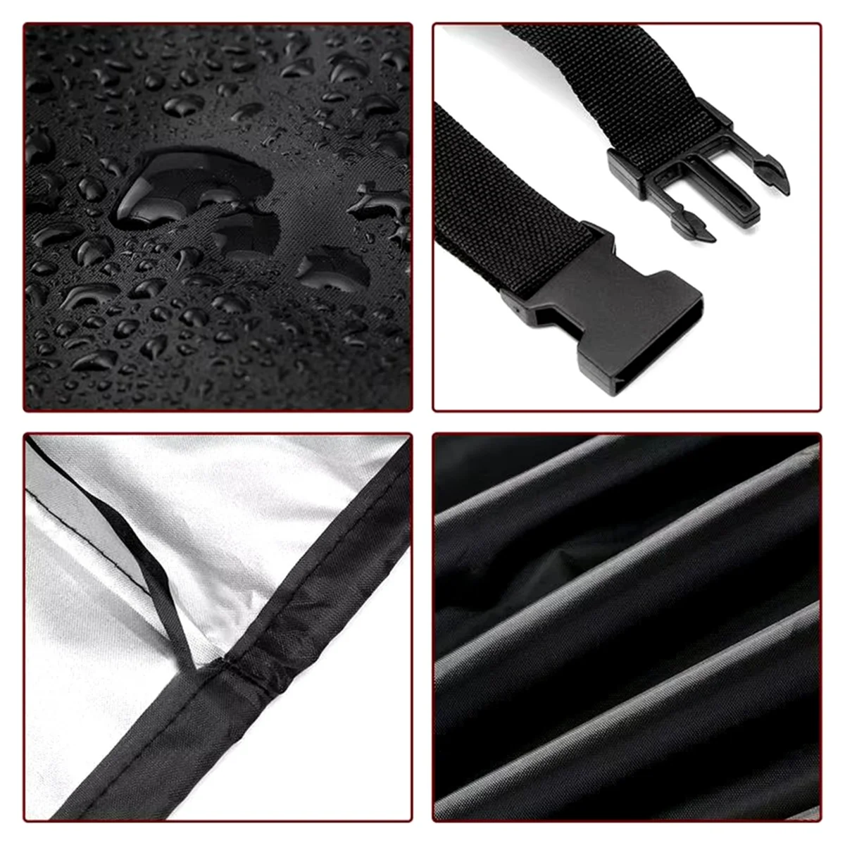 Quality! Waterproof Windproof Grill Covers for Built-in Barbecue Grill Top with Waterproof Coating Outdoor BBQ Grill Top Protect