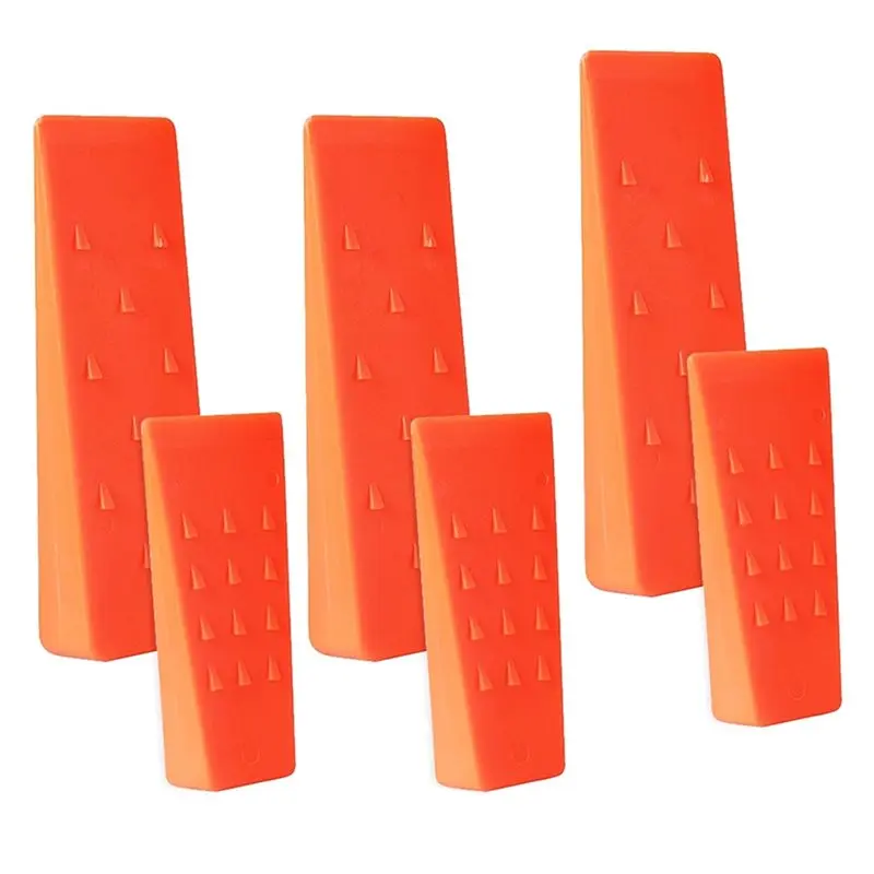 

Happy Too.Tree Felling Wedges With Spikes For Safe Directional Cutting - Includes 8" And 5.5" Sizes