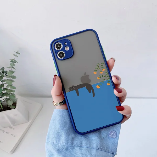Verschiedene Katzen-Handyhüllen für iPhone 17 16 15 13 12 11 14 Pro Max Mini 14 Plus Shell 16 Plus X XS XR Stoßfeste Rückseiten-Cover – Detail 4