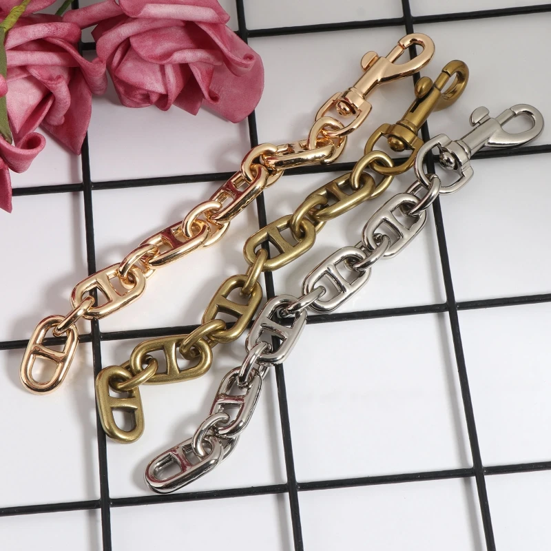 Bag Chain Strap DIY Handbag Purse Straps Extender with Metal Buckles for Handbags Wallet Clutch Shoulder Bags Replaceme