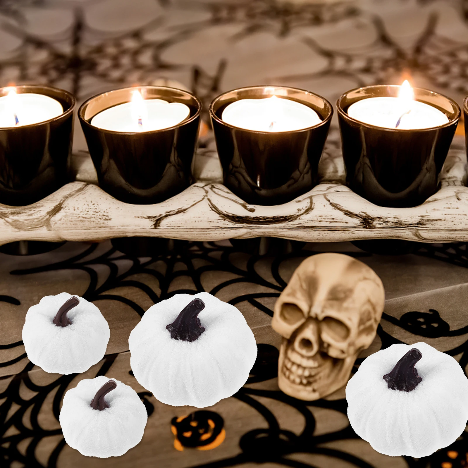 

8 Pcs Simulation Pumpkin Decoration Artificial Mini Pumpkins Decorate Decorations Simulated Foam Fake