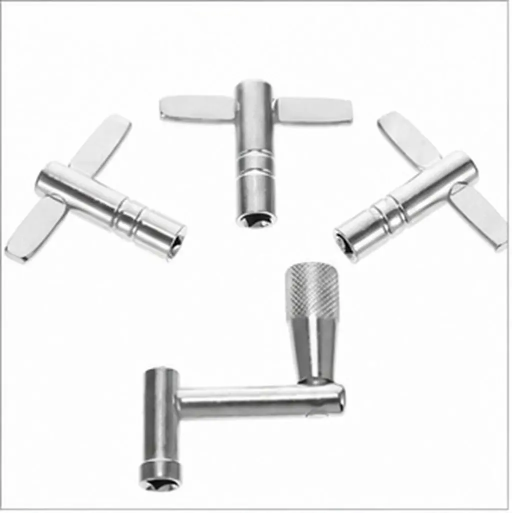 4pcs Ratchet Drum Key Tool Set – Z-Shaped Tuning Wrench for Drum Hardware