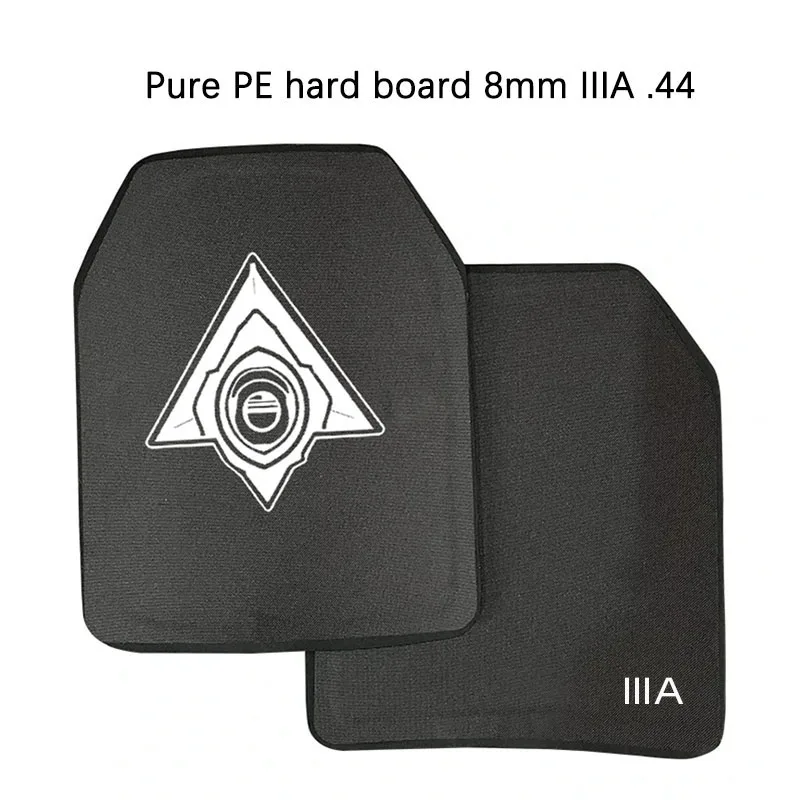 Placa Balística NIJ Nivel IIIA de UHMWPE de 10x12 pulgadas, 8mm de grosor, Inserto de Armadura Dura de PE Sólido, Stock en EE. UU., Envío Gratis