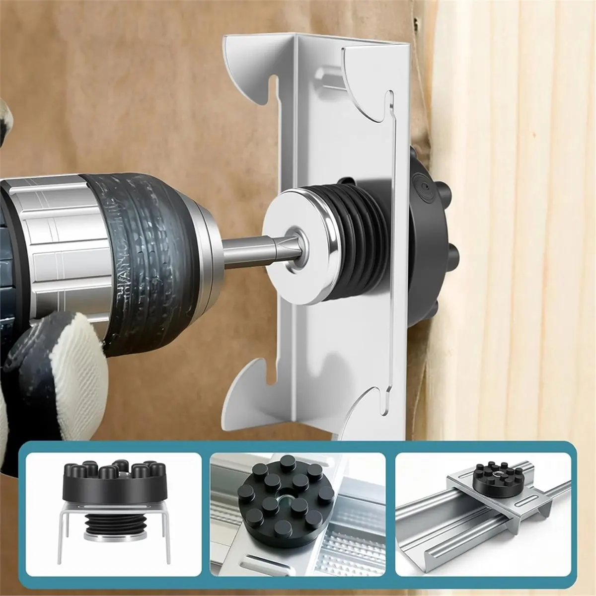 MALL 20 Pack Soundproofing Sound Isolation Clips Resilient Channel Mounting Clip Reduces Noise From Noisy Neighbors