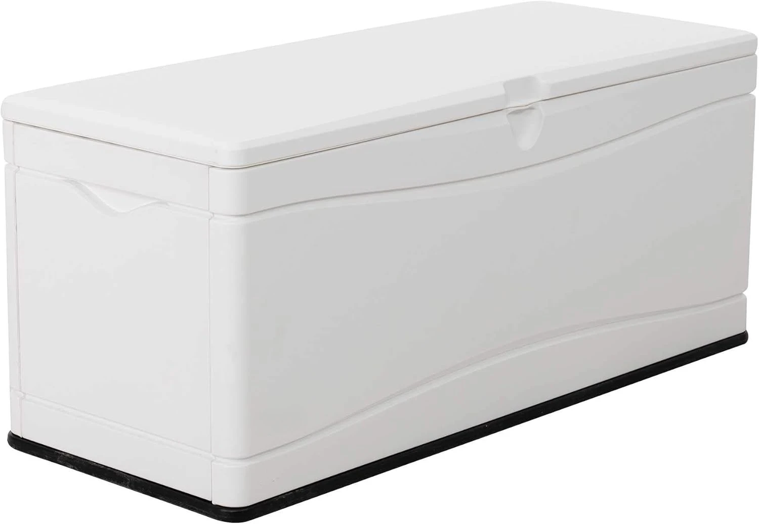 60348 Marine Dock, 130 Gallon Deck Box, White