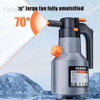 Electric Foam Sprayer 2L Handheld Professional Snow Foam Cannon Motorized Car Wash Sprayer for Car Wash Car Rechargeable
