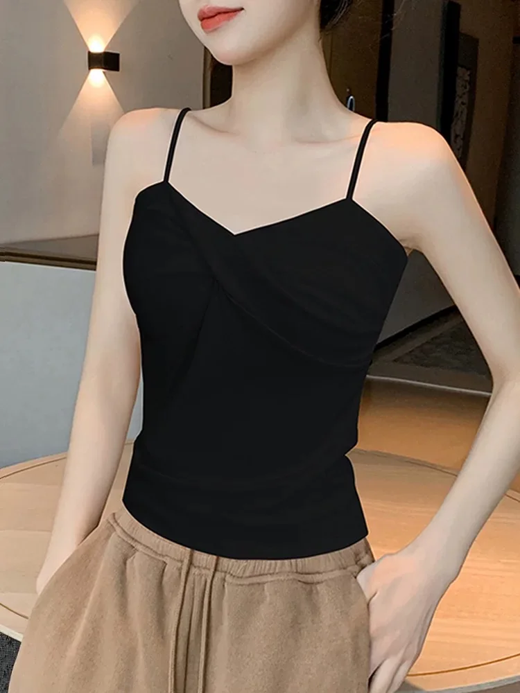 

Women's Sleeveless Tank Top 95% Cotton Strap Vest Spring Summer New Style plus Size Slim Fit Outerwear Beautiful Back Base La...