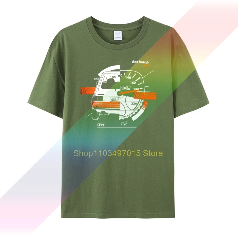 Hot Hatch Tee t shirt for Golf Mk1 GTI fans