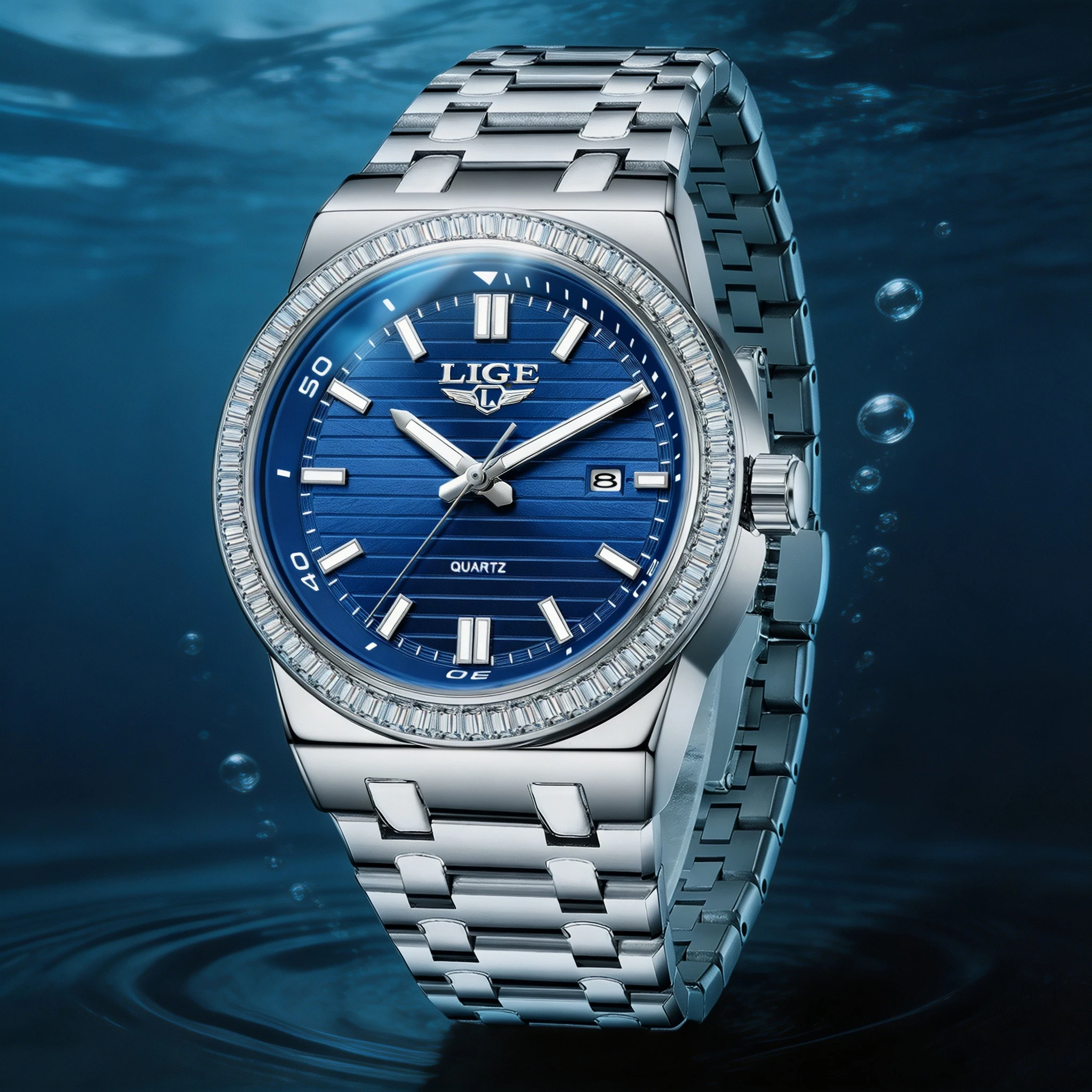 LIGE Top Brand Men's Luxury Wa - Luxury Watch Top 10 recension och pris