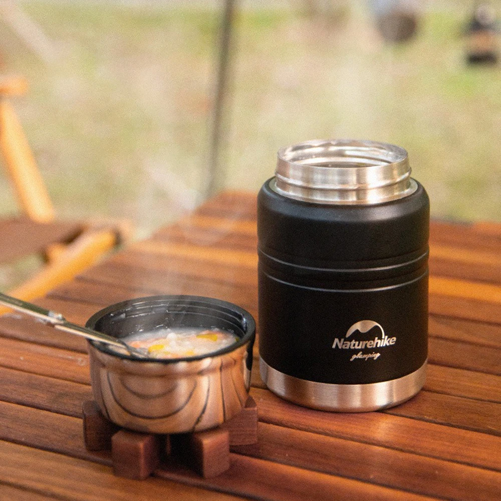 

Naturehike Camping Outdoor Portable Long-term Insulation Double-layer Stainless Steel 500ml Braising Pot Thermal Cup Easy Clean