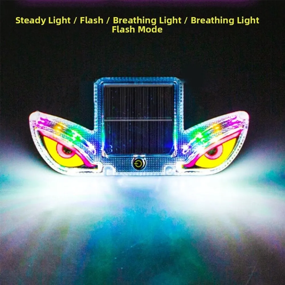 Truck Solar Devil's Eye Warning Collision Avoidance Car Environment Light Flashing Anti Rear Vehicle Signal Light