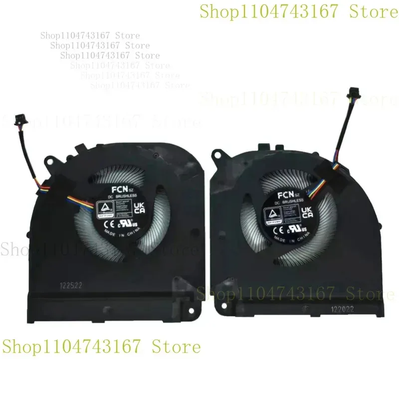 

NEW laptop CPU GPU cooling fan FQ6S FQ6R DFSCL42P16593A DFSCL42P06593A DC12V 0.6AQQ