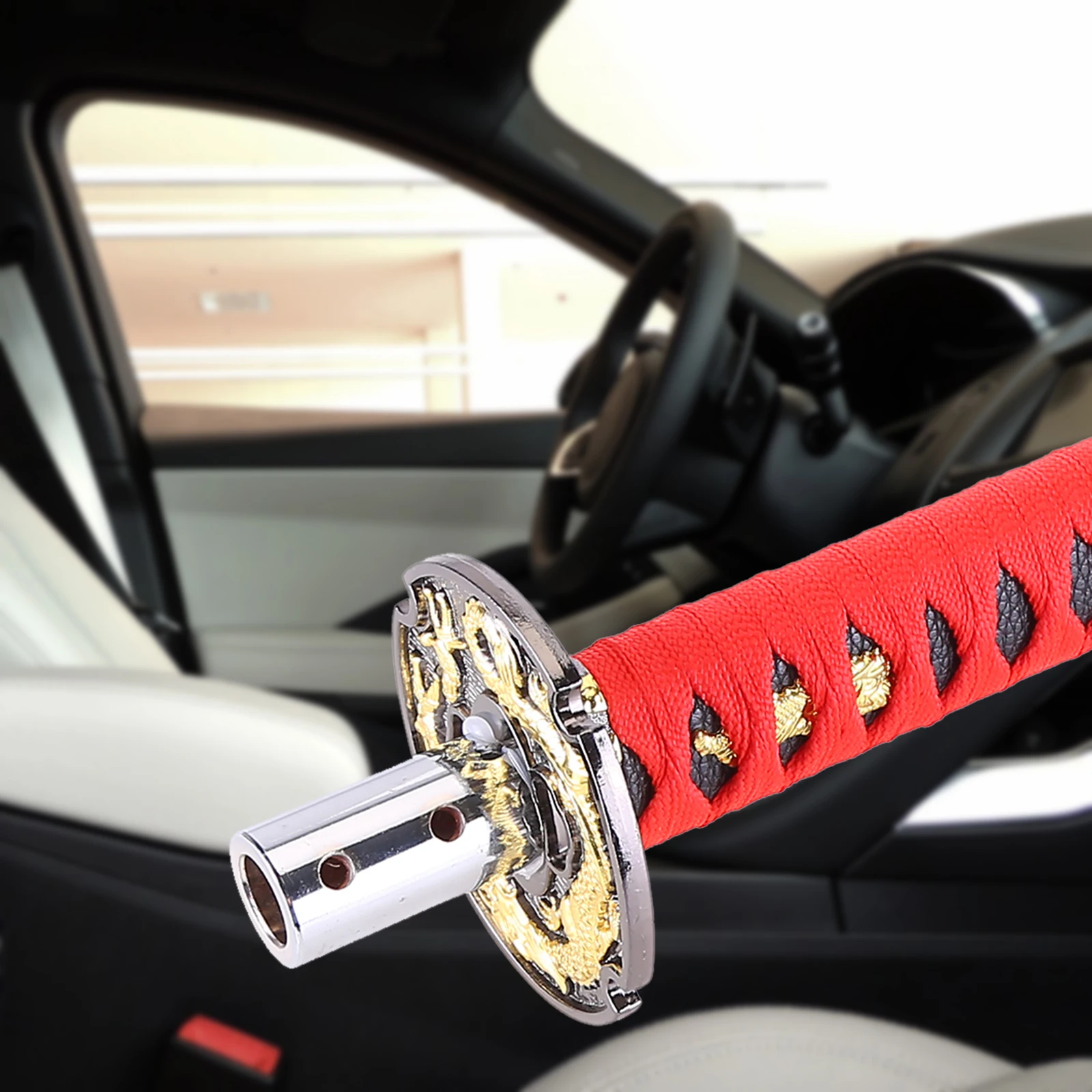 

Universal Samurai Sword Shift with Adapter Knob Samurai Knife Shift Knob