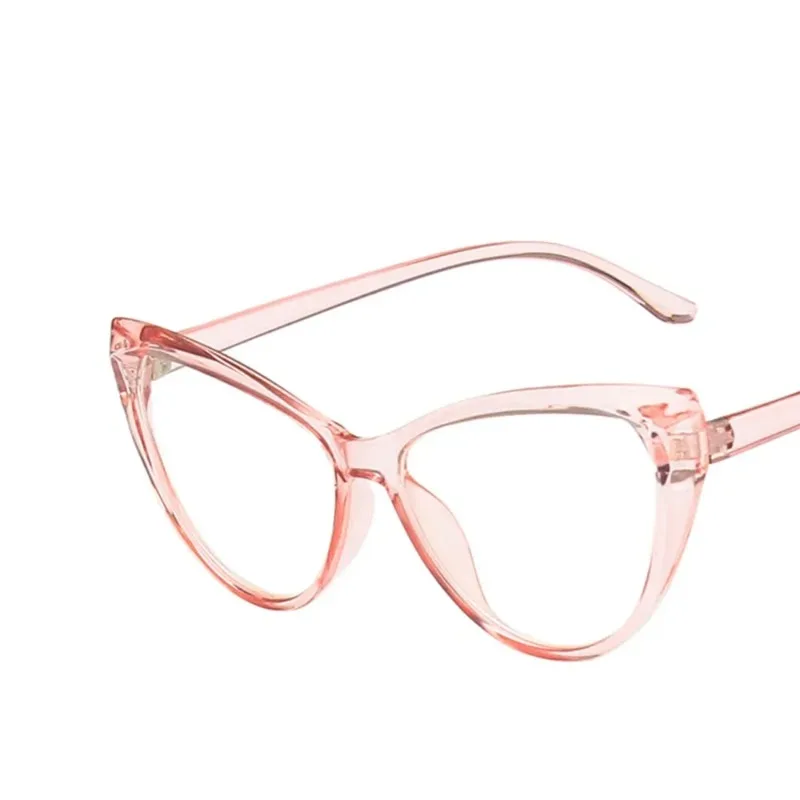 2024 Nieuwe Retro Cat Eye Brilmontuur Vrouwen Merk Vintage Trend Anti-Blauw Licht Bril Transparant Frame Bijziendheid Brillen О www