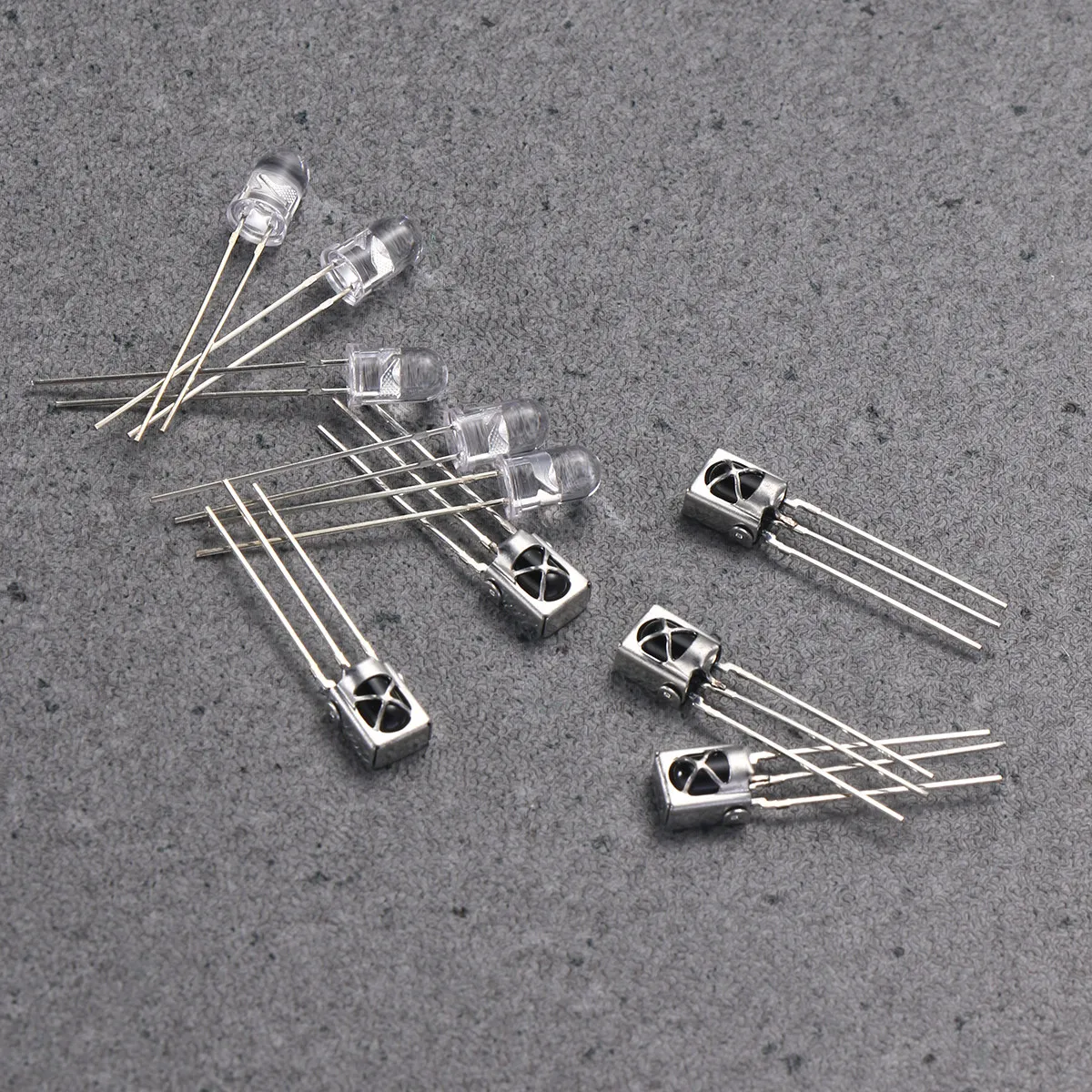 5Pairs Ir Diode LED Emitter Receiver Set Premium Emitter Receiver for Audio Visual Equipment Household Appliances