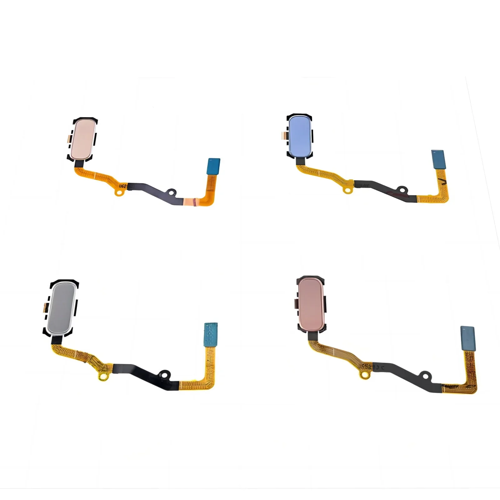 Fingerprint Sensor Flex Cable For Samsung Galaxy S7 S7 Edge Home Button Finger Print Scanner Return Key Touch Menu Spare Parts