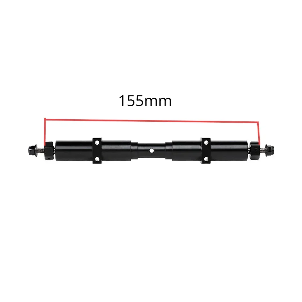 Metallo RC auto non alimentato asse posteriore 133.5mm/155mm/182mm per 1:14 Tamiya trattore rimorchio 1/10 RC auto parti fai da te