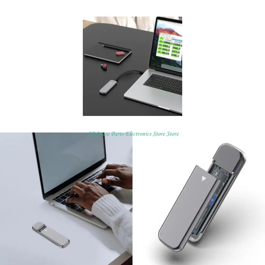 

SZ Rocketek для жесткого диска M.2 to USB3.1 Type C для корпуса NVME, корпус из алюминиевого сплава