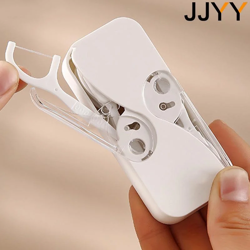 Dental Floss Portable Case Dental Floss Dispenser Automatic Dental Floss Picks Cases Teeth Cleaning Floss Box Life Supplies