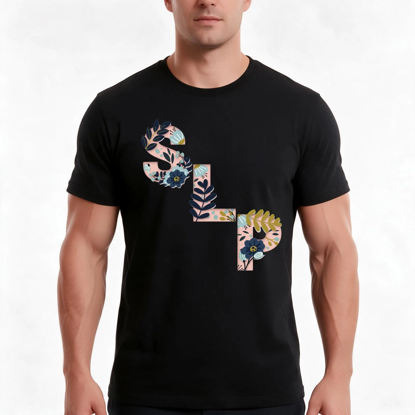 speech language pathologist T-Shirt, Summer Casual Cotton Tee, Oversized Streetwear Tops, Vintage Graphic Print, 100% Cotton