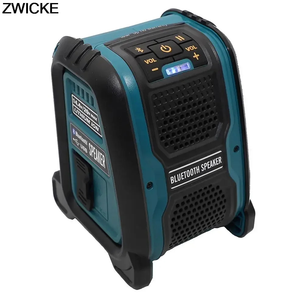 Bluetooth Speaker for Makita Dewalts Bosch Milwaukee 14.4-18V Lithium Battery Power Tool Charger