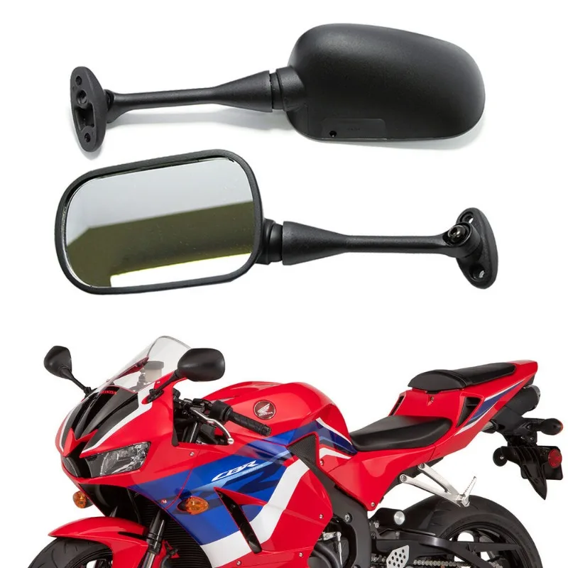 2pcs Black Left Right Motorcycle Rear View Mirrors for Honda CBR600RR 2003-2007 CBR1000RR Suzuki GSXR 750 600 GSXR750 GSXR600-