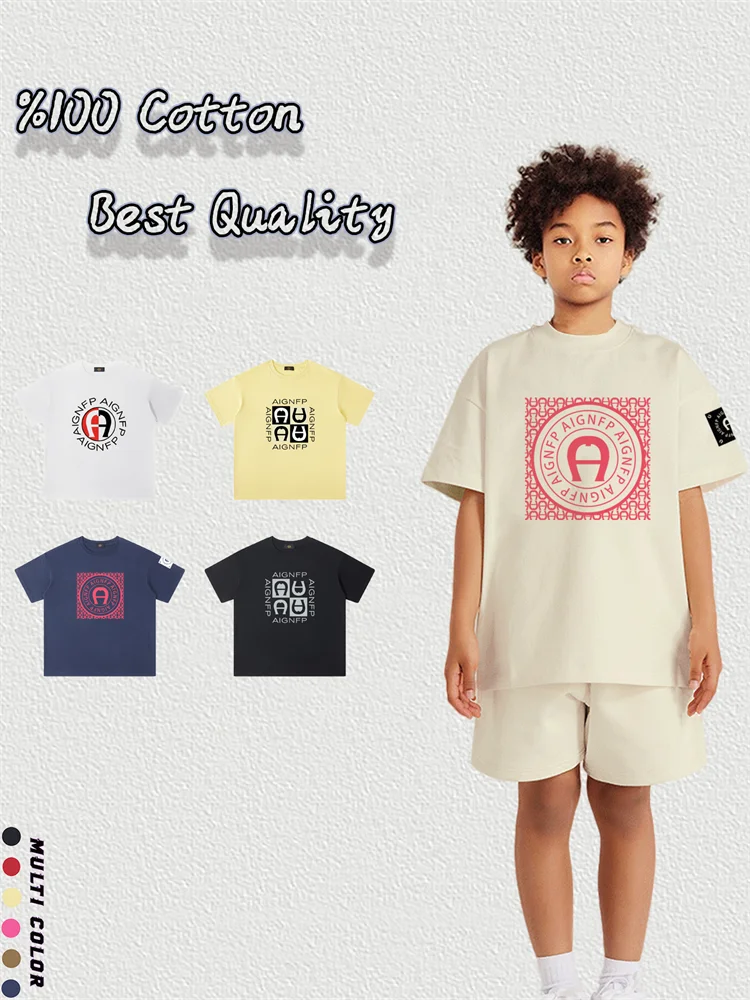 

Модная детская летняя одежда 2025 Горячие продажи Детские футболки Хлопковая рубашка с круглым вырезом Топы Повседневная одежда Мягкая футболка с короткими рукавами для маленьких мальчиков