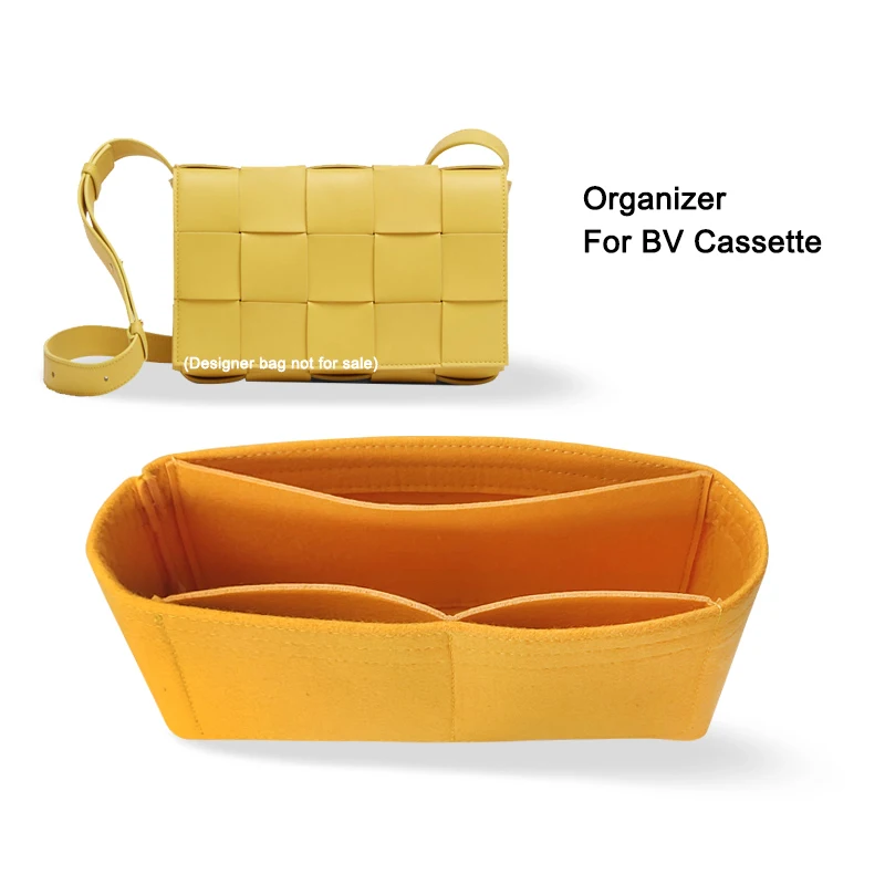 Purse Insert Organizer Suitable For BV Cassette Padded Bag Series Support Lining Inner Bag Seperators Organiser