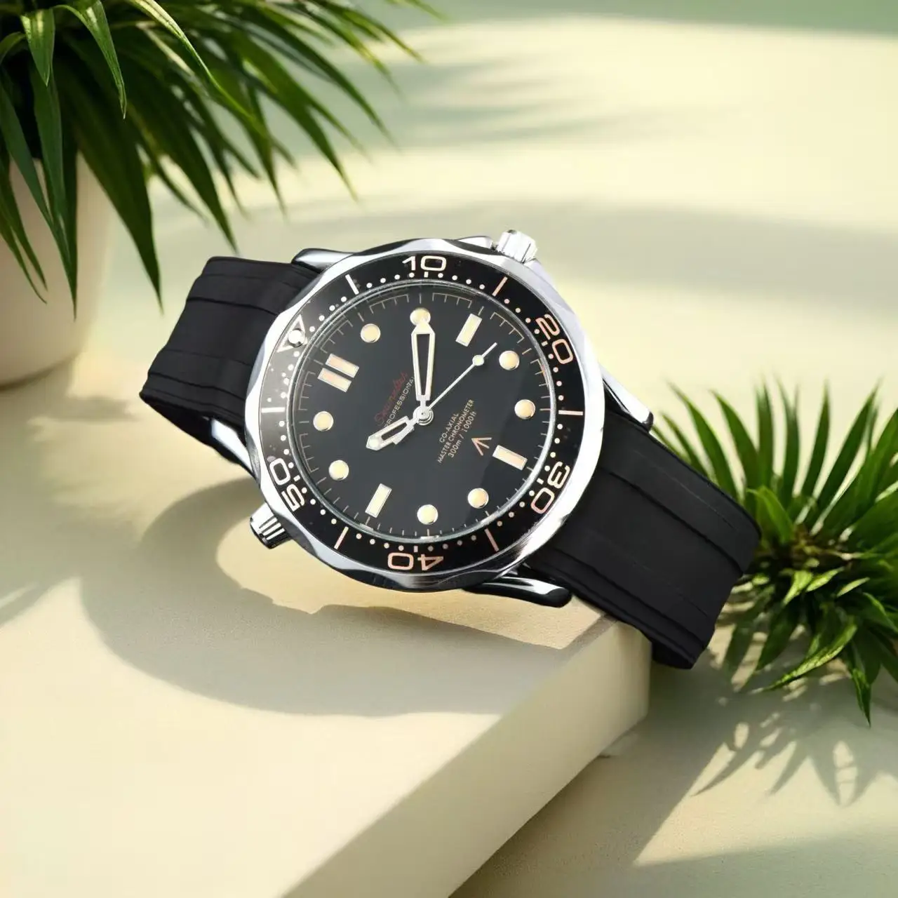 Fashion men's Watch Business Casual Luxury Automatic Date Men's Clock Stainless steel strap Top clock