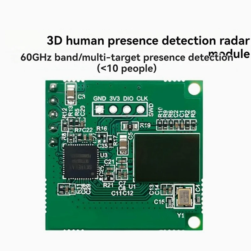 Imagem -05 - Módulo Sensor Radar 3d Mmwave Alta Precisão Multi-target Presença Humana 60ghz Ld6001b