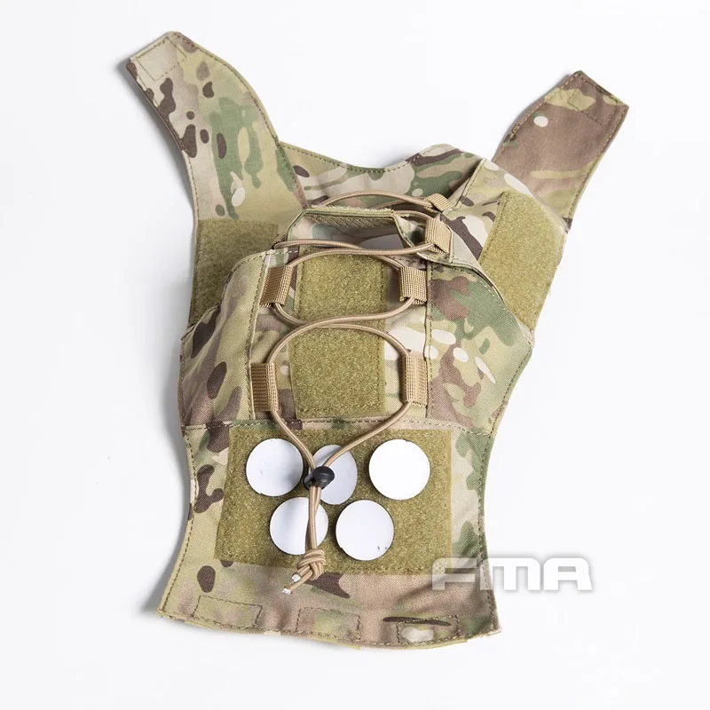 Multifunctional tactical AF helmet cover, can stick badges and other items, protective helmet cover 2-in-2 special cloth