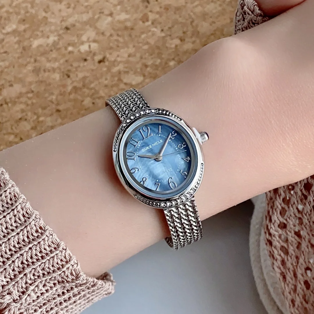 Vintage Adjustable Steel Band Bracelet Women Watches Golden Ladies Watch Oval Quartz Wristwatch Female Clock Relojes Para Mujer