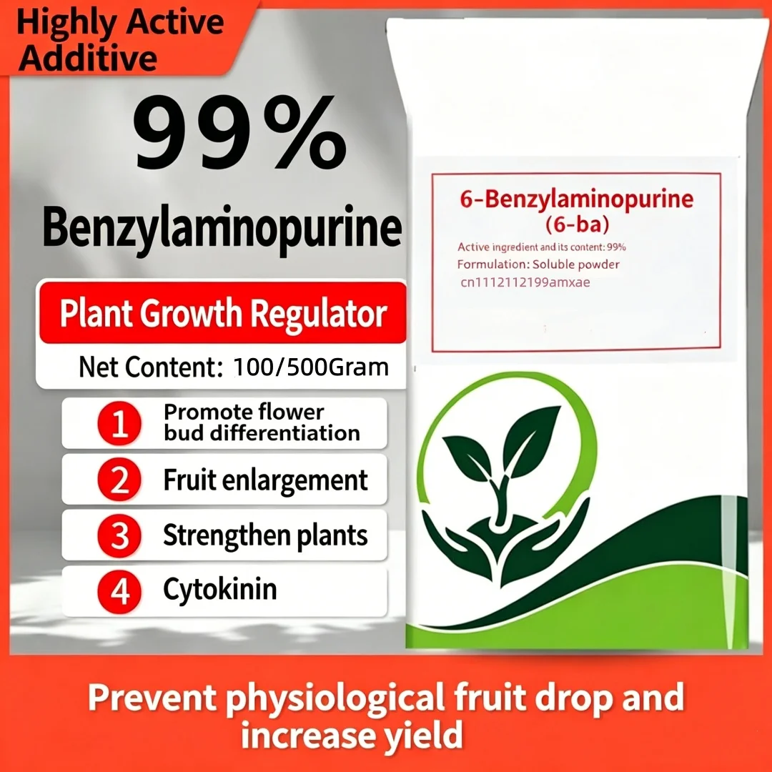 6-BA 6-Benzylaminopurine Cytokinin Powder Plant Growth Regulator Promote Germination & Cell Division