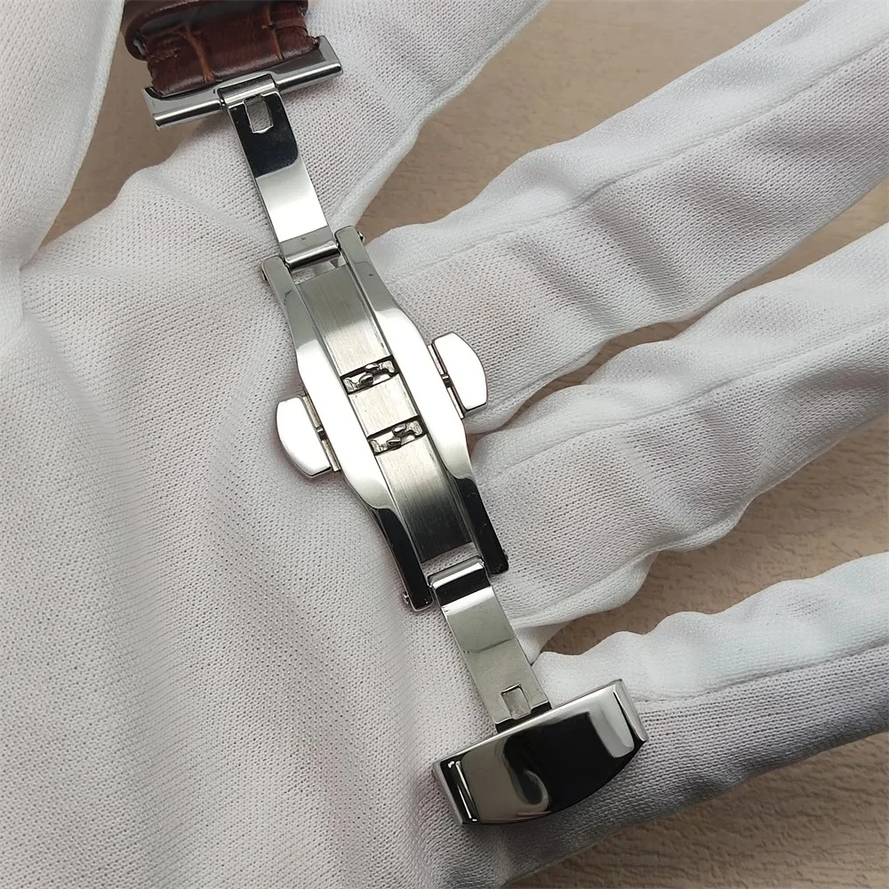 39.5mm NH35 ケース、G S スチールレザーストラップ付き、33.5mm ダイヤルハンドセット、ダイブウォッチ用高品質フェイス