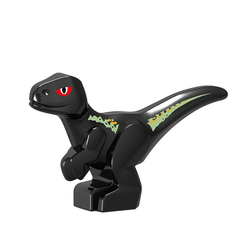 Baby Dinosaur World Chase Tyrannosaurus Rex Triceratops Stegosaurus Park Action Figure Prehistoric Monsters Building Blocks Toy - view 3