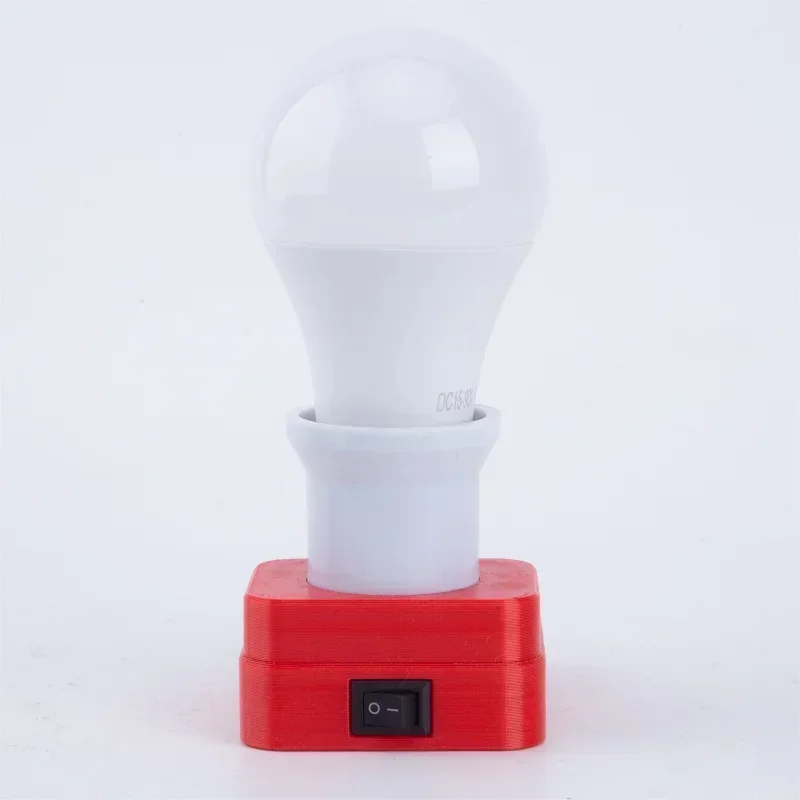 New Cordless Portable E27 Bulb Lamp For Lidl Parkside X20V Li-ion Battery LED Light Indoor And Outdoor Work Light(NO Battery )