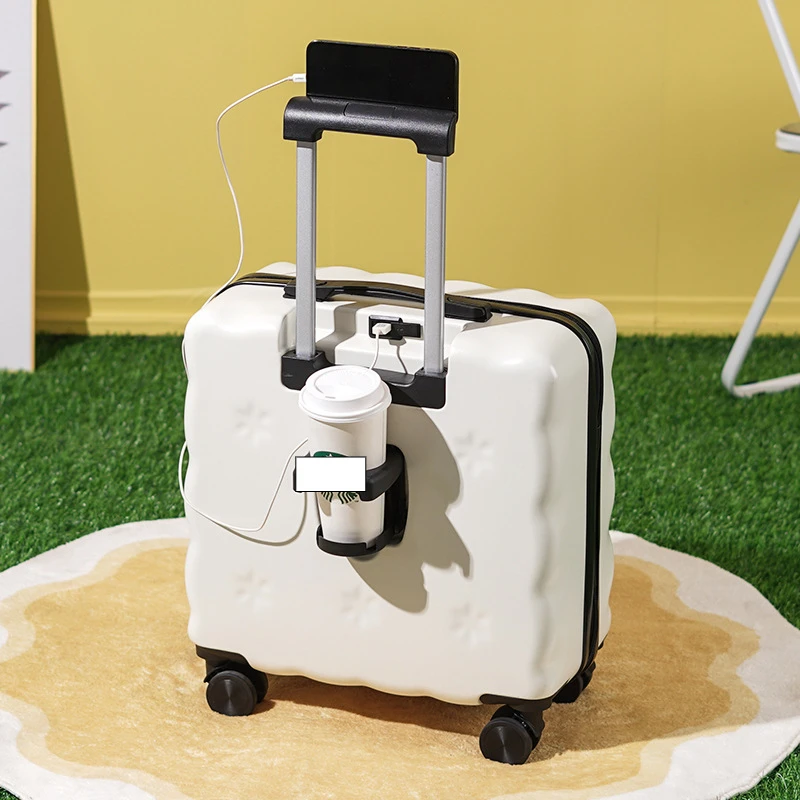 Cute Small Suitcase, Multi-functional Trolley Case, Small Spinner Code, Lightweight Cabin Suitcase