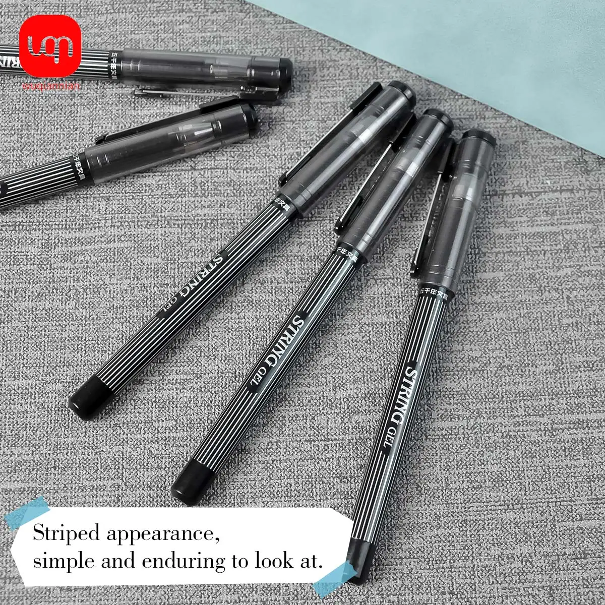 

WQN 3/6/12PCS Fashion and Simple Design With 0.5mm Thickness. Large CapacityInk.Durable ink, Smooth Writing. Educational Station