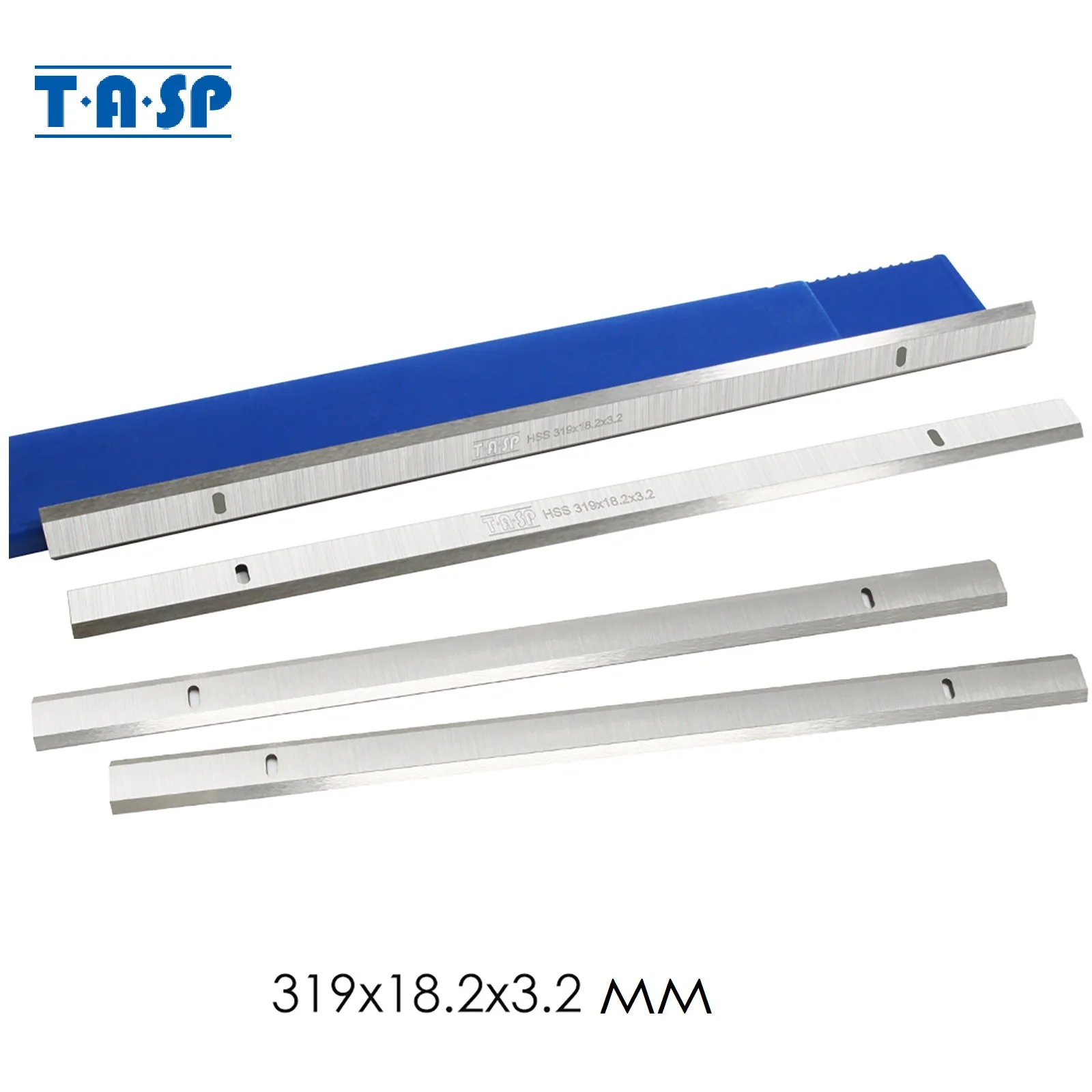

TASP 4pcs 319mm HSS Thickness Planer Blade 319x18.2x3.2mm Wood Knife for Ryobi ETP1531AK AP1300 JET JWP-12 GMC TP2000 Erbauer