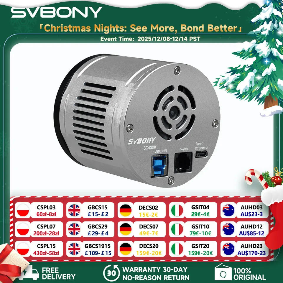 Svbony SC432M 1.25 بوصة كاميرا علم الفلك تصوير الكواكب تلسكوب فلكي ملحقات عالية السرعة USB3.0 للمبتدئين #1