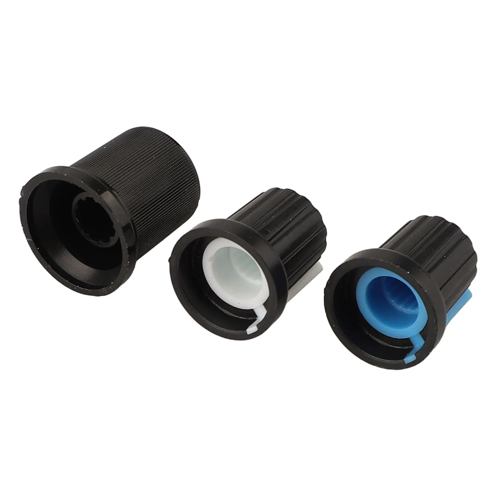 Linear Taper Potentiometer 100PCS Potentiometer Set Audio Volume Control Household Appliances Sturdy Plastic Knob