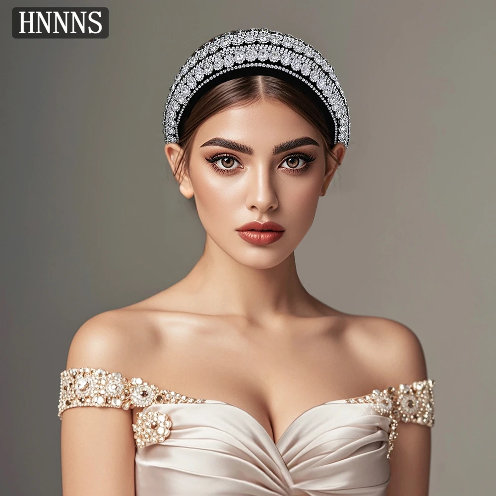 

TOPQUEEN Elegant Ladies' Rhinestone Headband handmade Suitable Luxurious Wedding Banquets Dances Parties Hair Accessories XYA253