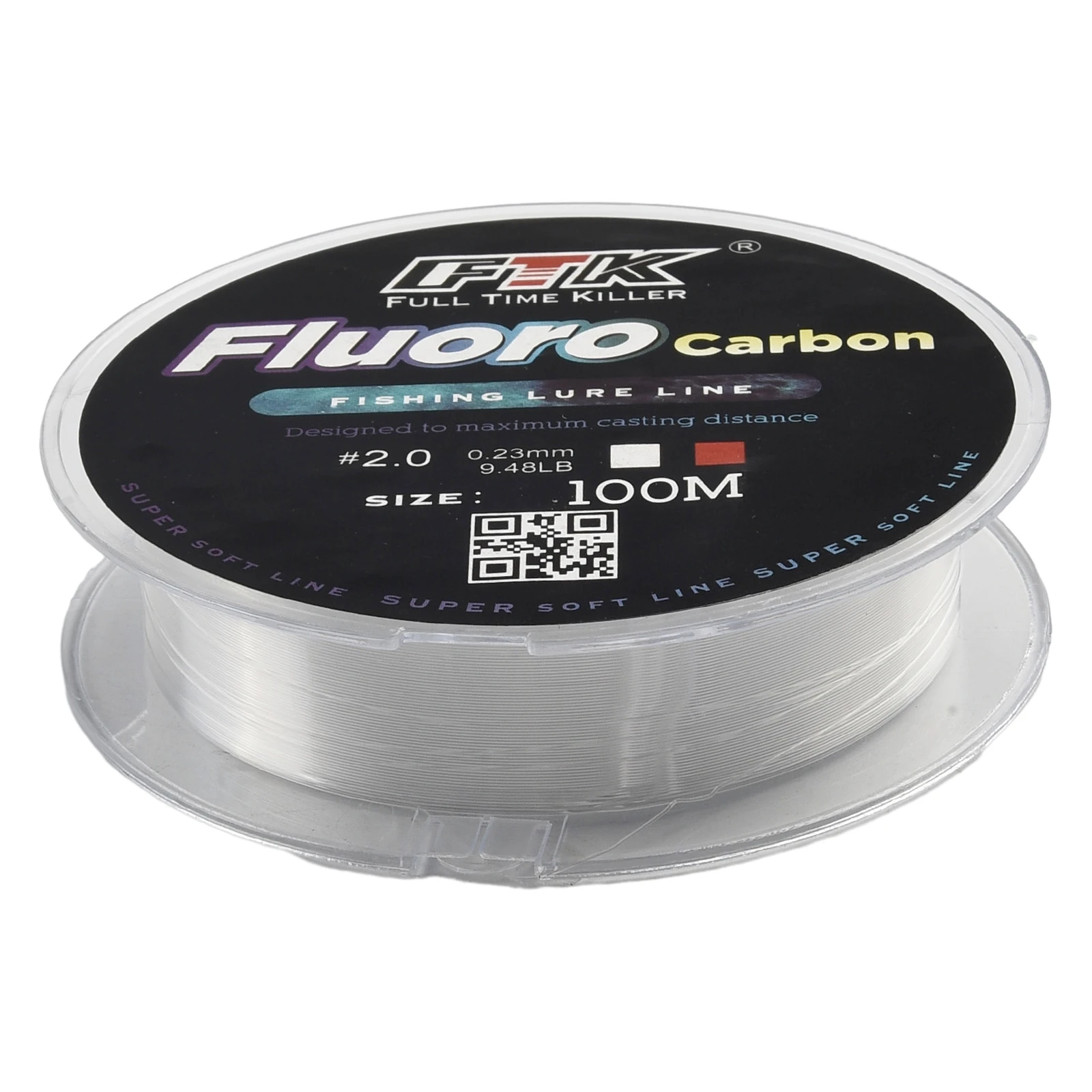 1 Roll 100m Fluorocarbon Fishing Lure Line 4.13-34.32LB Carbon Fiber Leader Fly Fishing Line Super Soft Line nylon lure line